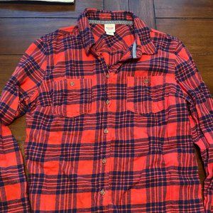 Mossimo Long Sleeve Plaid Shirt